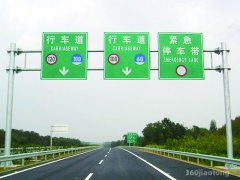 交通四角杆道路标牌龙门架